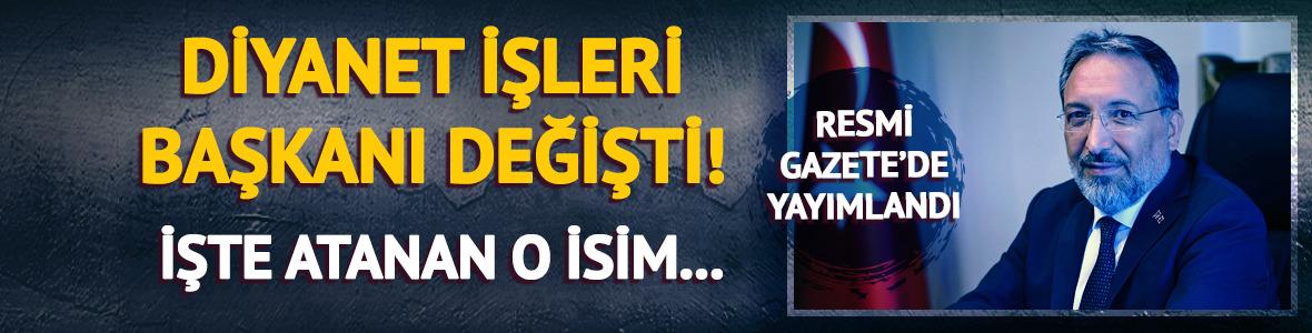 Diyanet İşleri Başkanlığına Safi Arpaguş getirildi
