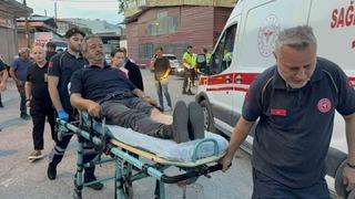 Samsun'da drift yapan sürücü kazada yakalandı