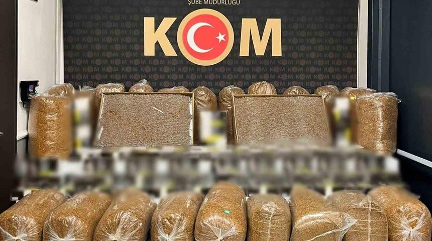 Afyonkarahisar'da 60 bin makaron ele geçirildi