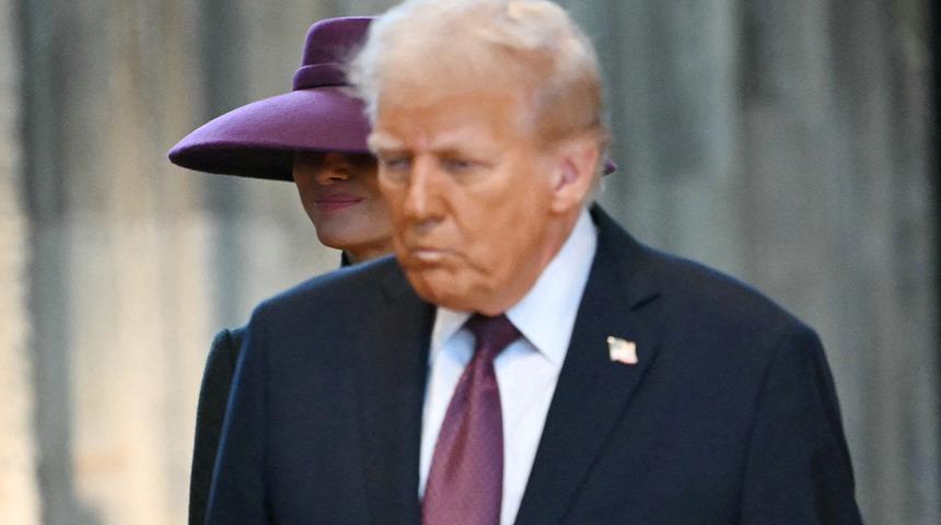 Kraliyet ziyaretine Melania Trump'ın stili damga vurdu! Şapkanın altında yatan mesaj neydi? 