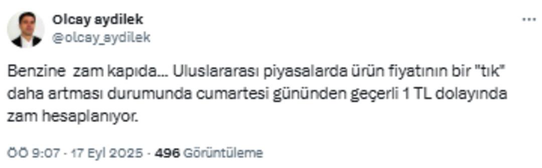 Akaryakıta zam geliyor! Tarih belli oldu, araç sahiplerine kötü haber geldi (18 Eylül 2025 benzin, motorin ve LPG fiyatları) 2