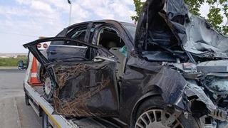 Hilvan yolunda trafik kazası: 1 ölü, 2 yaralı