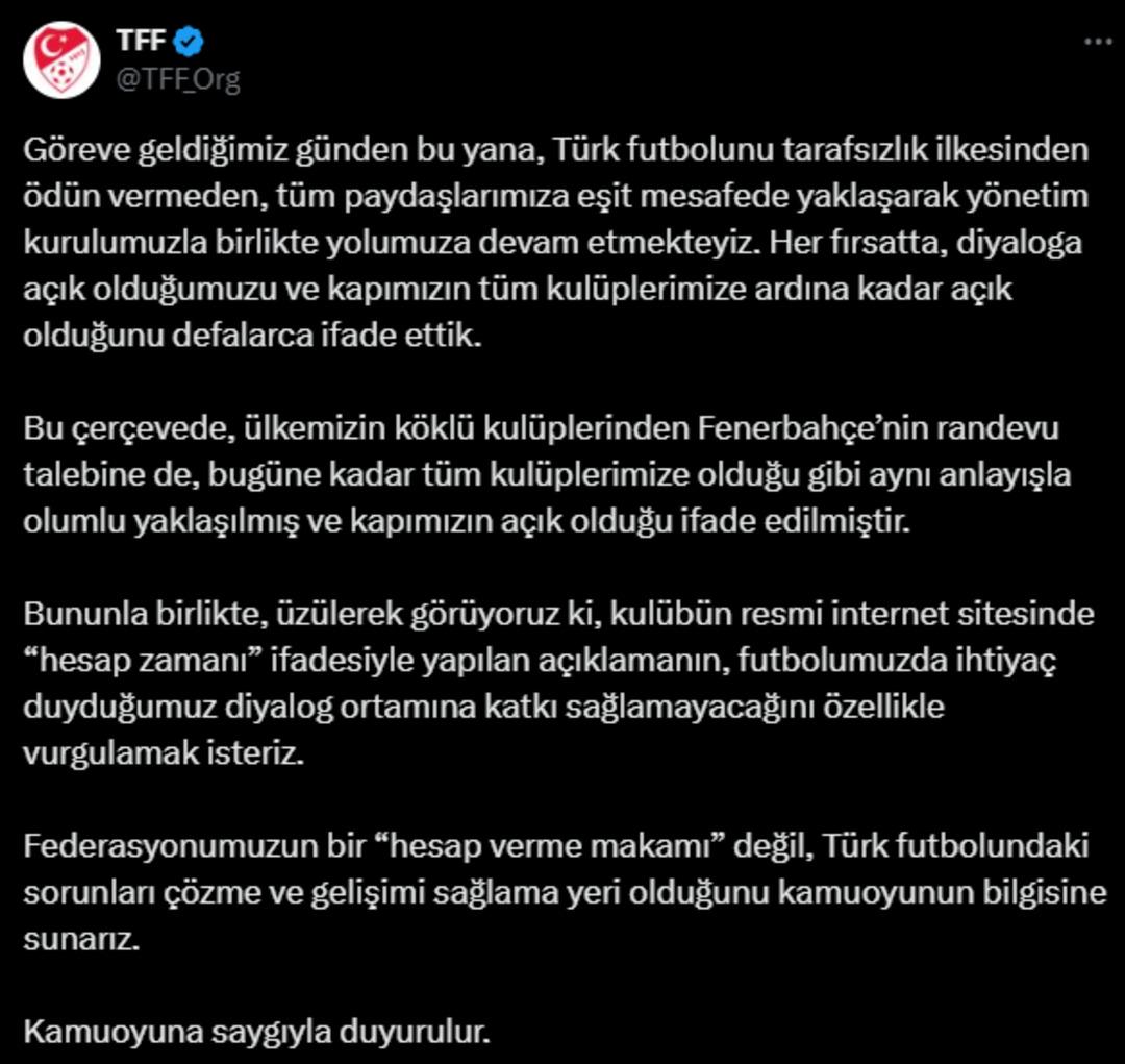 Fenerbahçe resmi hesabından Alanyaspor maçına dair paylaşım: Hesap zamanı! 3