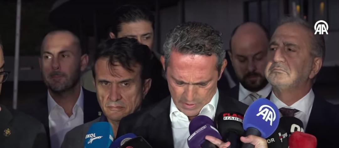 Fenerbahçe de Başkan Ali Koç TFF ziyareti sonrası açıklamalarda bulundu!   İçimizde fırtınalar kopuyor... Cumhurbaşkanımıza sesleniyorum!   ifadeleri gündem oldu  2