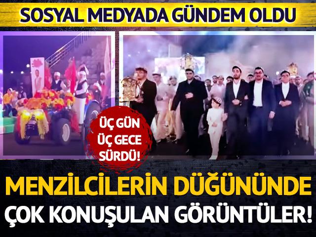 Menzil düğünü gündem oldu! Üç gün üç gece sürdü