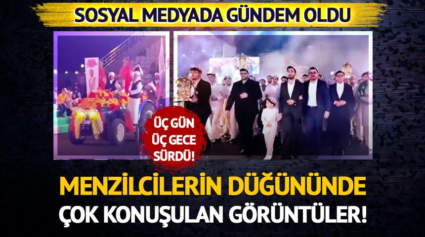 Menzil düğünü gündem oldu! Üç gün üç gece sürdü