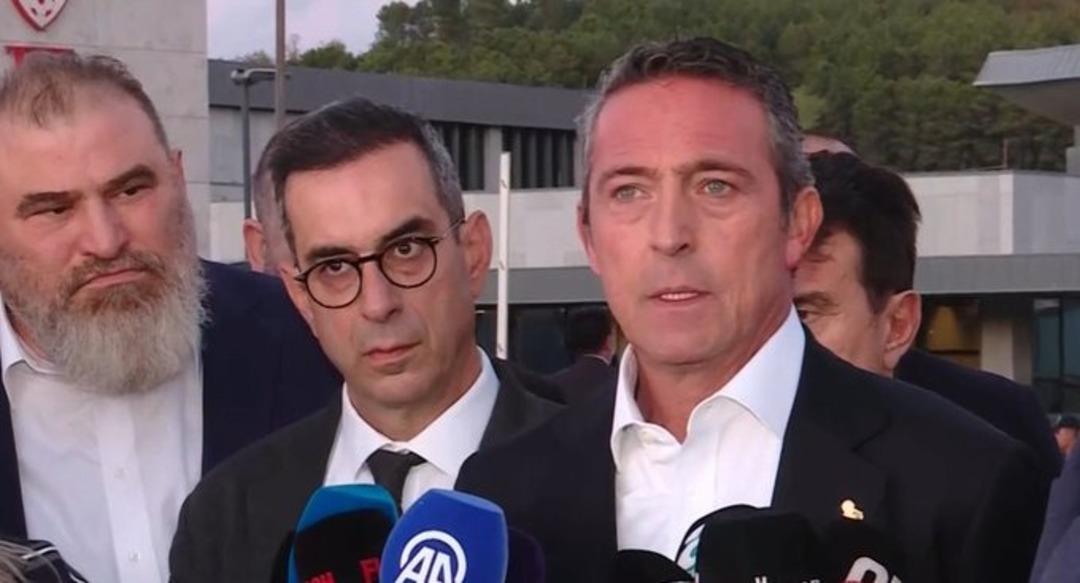 Fenerbahçe de Başkan Ali Koç TFF ziyareti sonrası açıklamalarda bulundu!   İçimizde fırtınalar kopuyor... Cumhurbaşkanımıza sesleniyorum!   ifadeleri gündem oldu  11