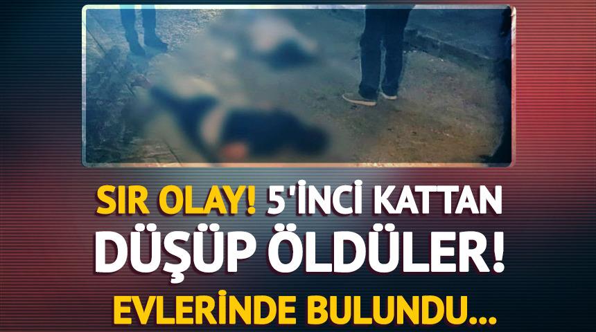 Sır olay! Apartmanın 5’inci katından düşen 2 kişi öldü