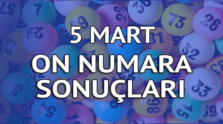 On Numara sonuçları 5 Mart: Ayın ilk On Numara çekilişi sonuç sorgulama (MPİ canlı çekiliş)