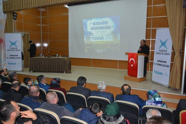 Ardahan’da “Kudüs Sorumluluğumuz” konulu konferans düzenlendi