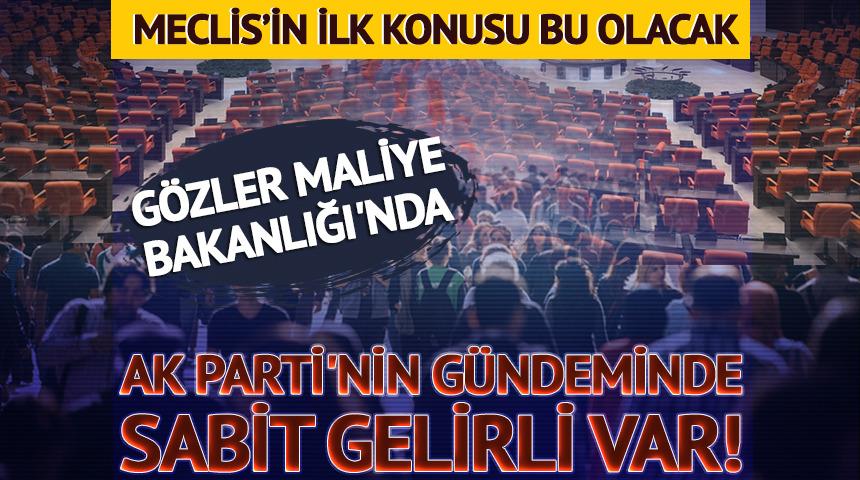 AK Parti'nin gündeminde sabit gelirli var!