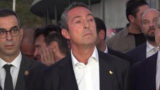 Fenerbahçe Başkanı Ali Koç TFF ile görüşmesinin ardından konuşuyordu! Ezan okundu... Göğe baktı... Dua istedi...
