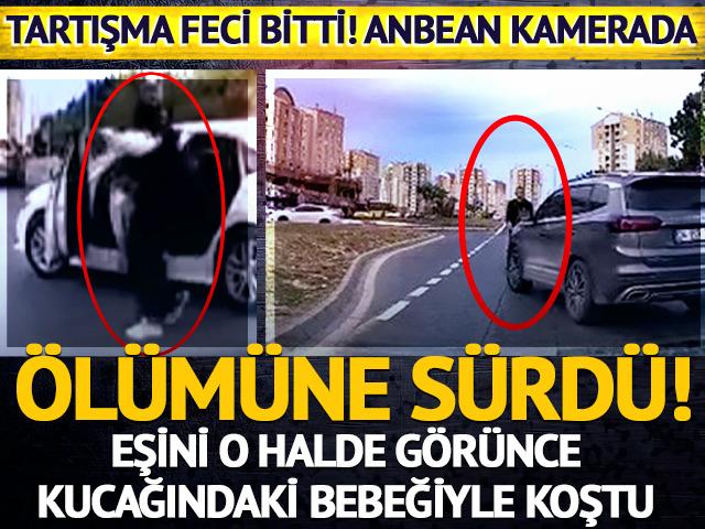 Tartışma feci şekilde son buldu! Aracıyla ezip metrelerce sürükledi