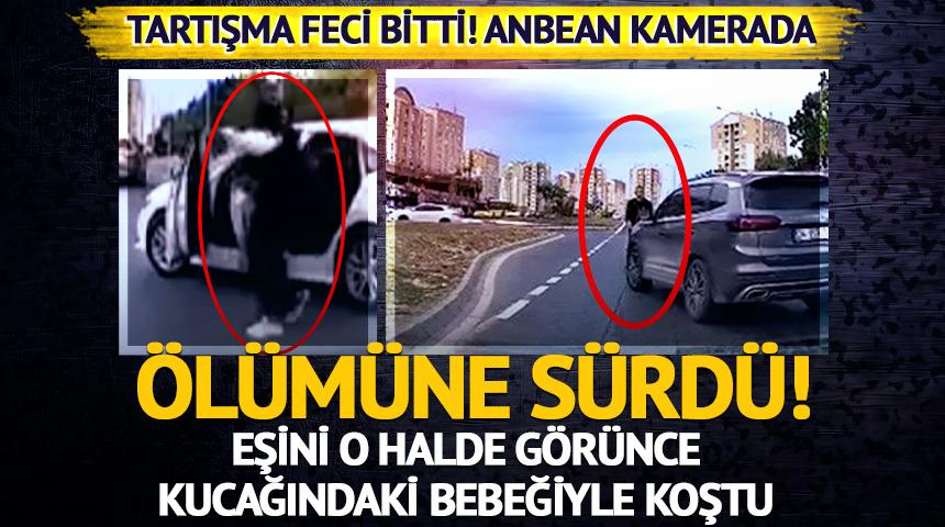 Tartışma feci şekilde son buldu! Aracıyla ezip metrelerce sürükledi