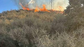 Samandağ’da arazi yangını