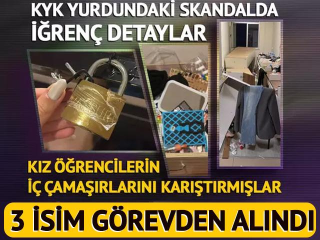 Kız öğrencilerin iç çamaşırlarını karıştırmışlar!