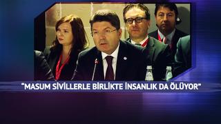 Bakan Tunç'tan Avrupalı mevkidaşlarının önünde Gazze vurgusu: Masum sivillerle birlikte insanlık da ölüyor