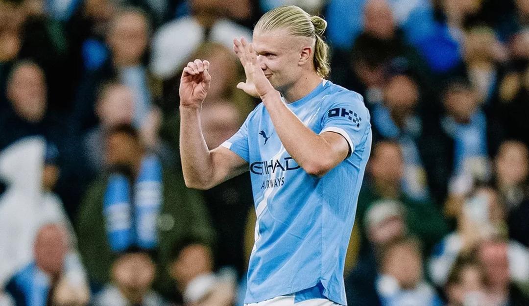 Pep Guardiola nın takımı Manchester City de Erling Haaland bu rekoru da kırdı! İlklerin gecesi nefes kesti... 3