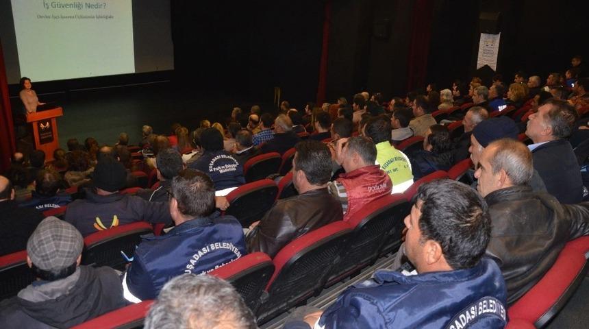 Kuşadası&rsquo;nda belediye personeline &rsquo;İş Sağlığı ve G&uuml;venliği&rsquo; eğitimi