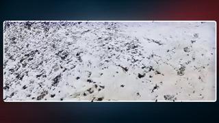 Yaz bitti, sıcaklıklar düştü! Mevsimin ilk kar yağışı Erzurum'da yaşandı... Beyaza büründü