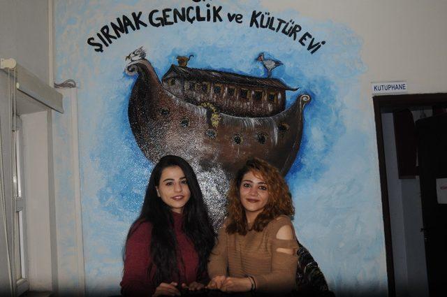 Şırnak’ta açılan kurslar sayesinde gençler sanat öğreniyor