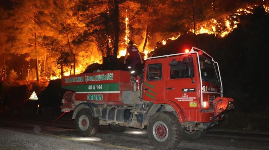 Muğla'nın Köyceğiz ilçesindeki orman yangınında 21 saat geride kaldı