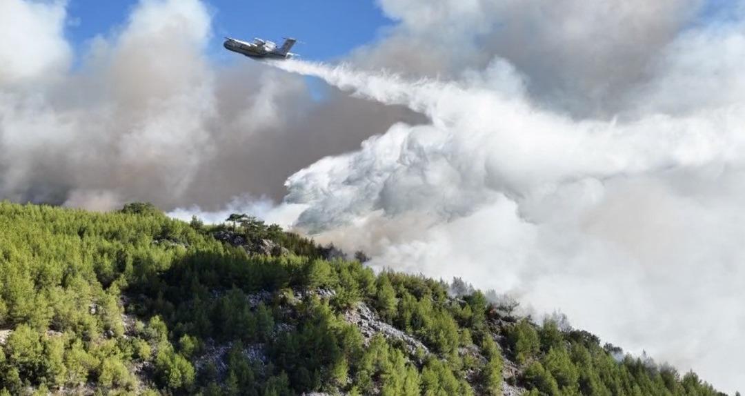 Muğla K&ouml;yceğiz de orman yangını 2. g&uuml;n&uuml;nde! 218 ev boşaltıldı... 2
