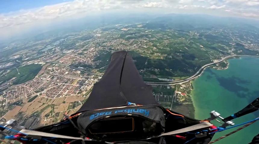 Saatlerce sürdü: Tam 112 kilometre! Sakarya'dan havalandı Eskişehir'e indi...