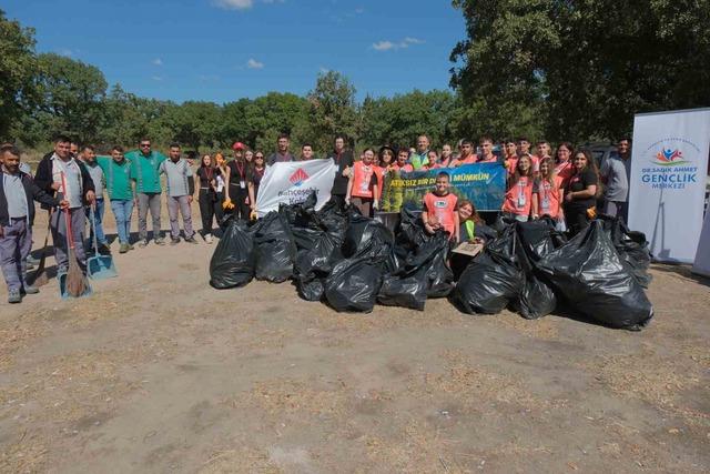 Kırklareli nde öğrenciler çevre temizliği yaptı 4