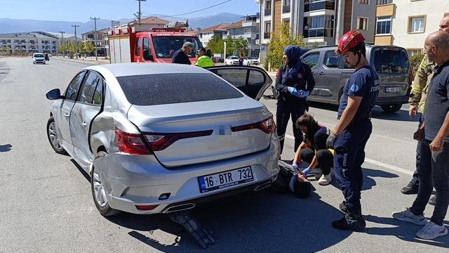 İnegöl de trafik kazası: 4 Yaralı 4
