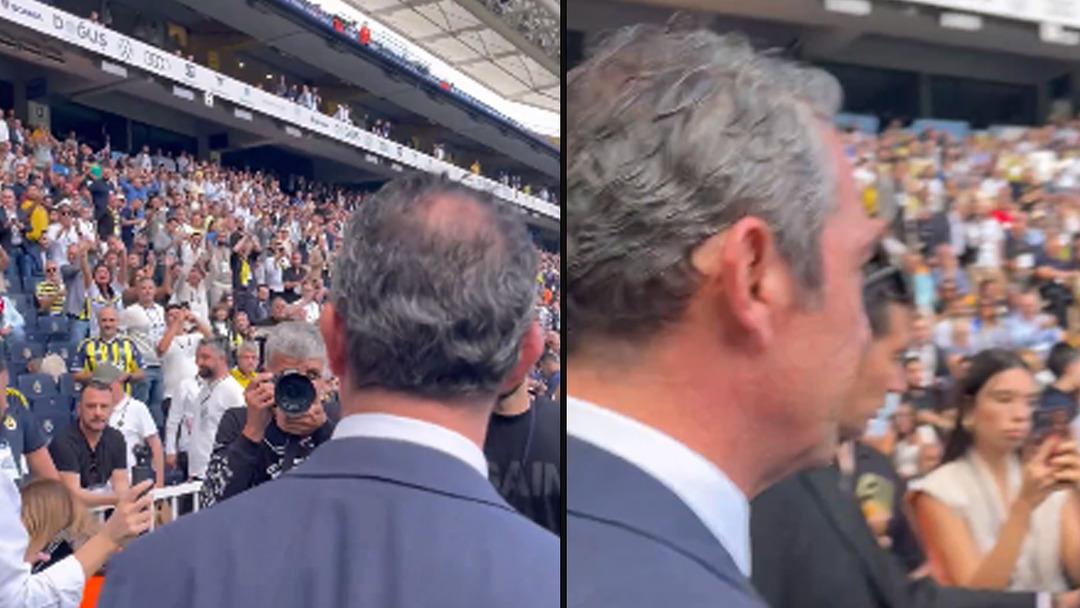 Fenerbahçe de tarihi seçim öncesi dikkat çeken anlar! Ali Koç stada girdiğinde Sadettin Saran sesleri yükseldi 3