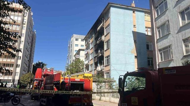 Konya da 5 katlı binada yangın çıktı 2