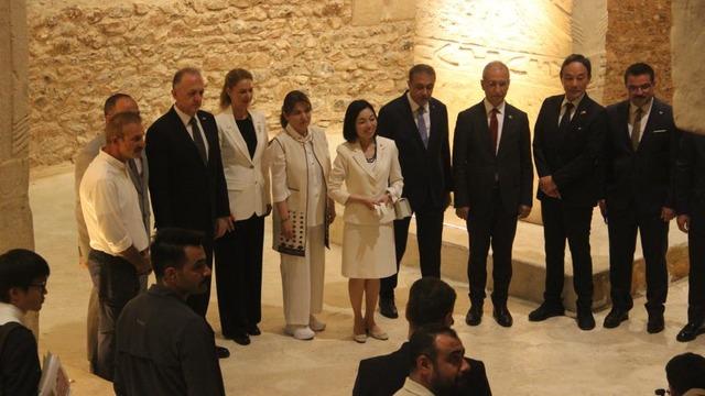 Japon Altes Prensesi Akiko Mikasa Şanlıurfa Arkeoloji Müzesi'ni gezdi