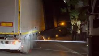 Bandırma-Gönen karayolunda tır kazası: 1 yaralı