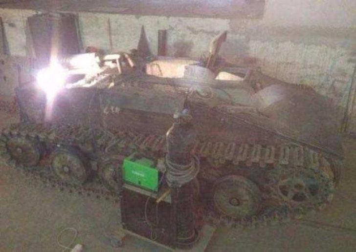 Kendi başına tankını yaptı! G5