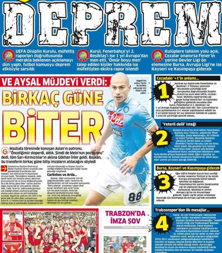 İşte ceza manşetleri G3