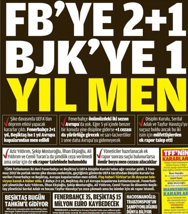 İşte ceza manşetleri G4