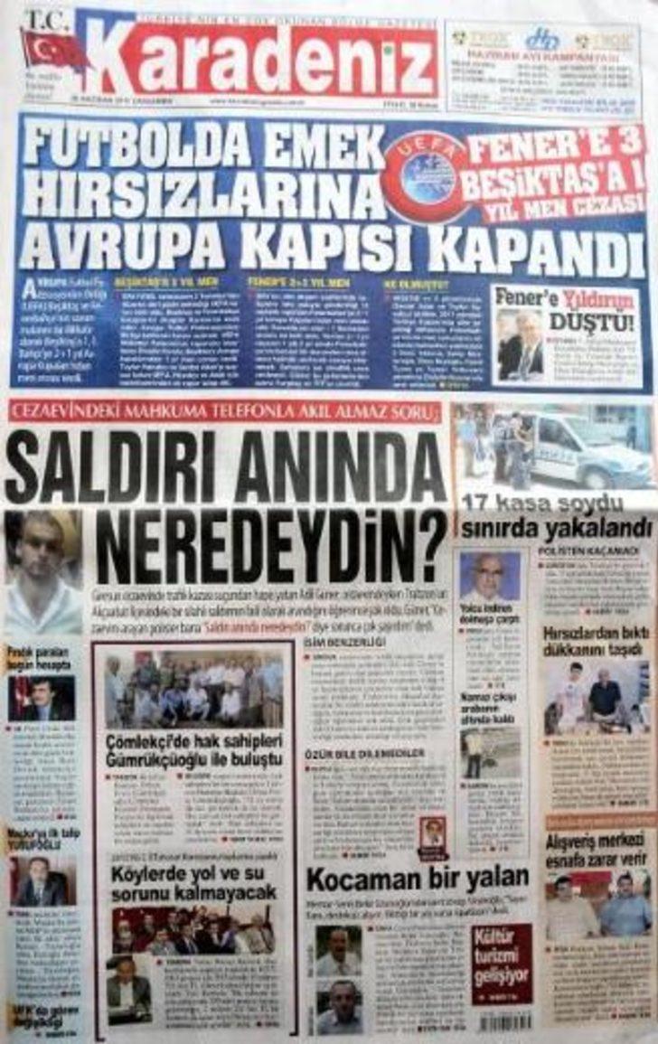 Trabzon yerel basını 'kupayı' istedi G2