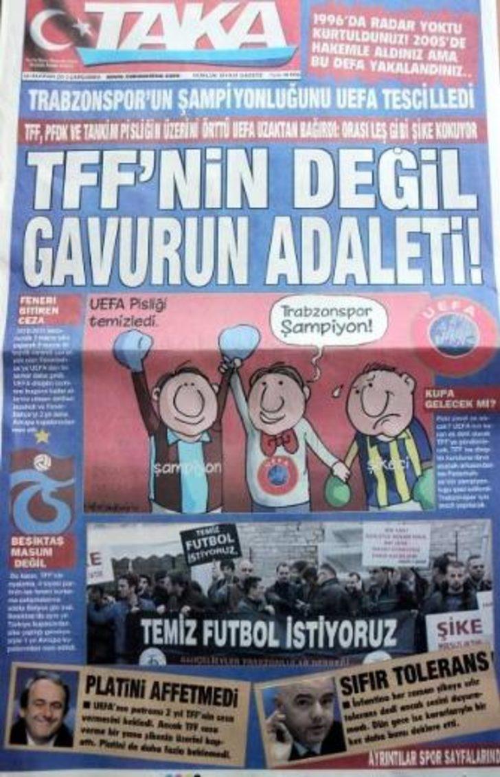 Trabzon yerel basını 'kupayı' istedi G5