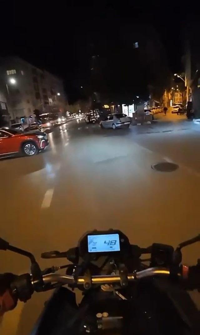 Kaza anı kask kamerasında 2