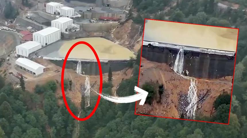 AK Partili vekilin maden sahasında atık su havuzu taştı iddiası! Tedirgin eden görüntüler sonrası inceleme başlatıldı