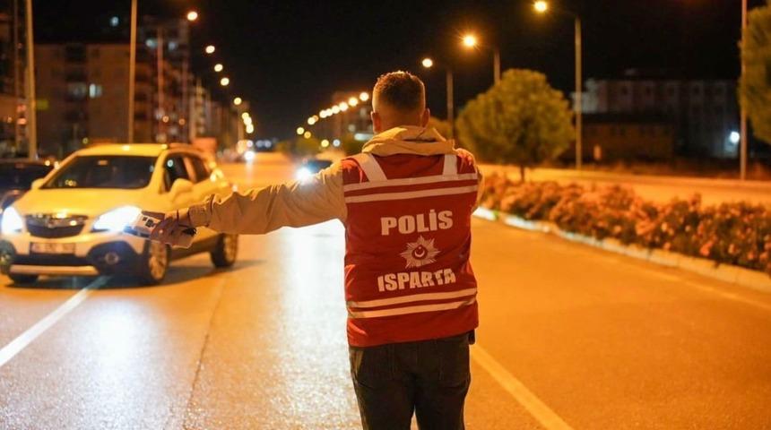 Isparta'da trafik denetimleri