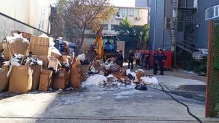 Ataşehir’de fabrikada yangın