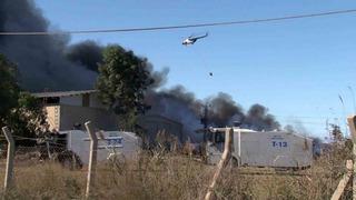 Adana'da Geri Dönüşüm Fabrikasında Yangın