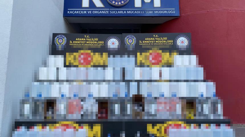 Adana merkezli 5 ilde sahte içki operasyonu! Yakalanan 14 zanlıdan 7'si tutuklandı