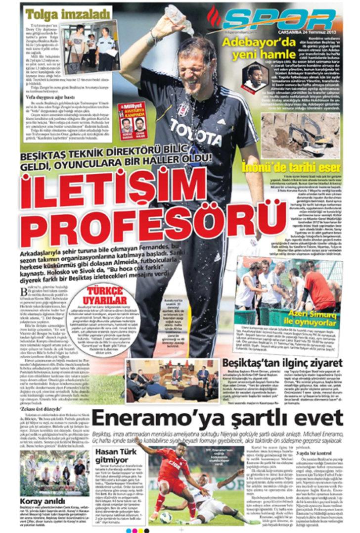 Sporun Manşetleri (24 Temmuz 2013) G3