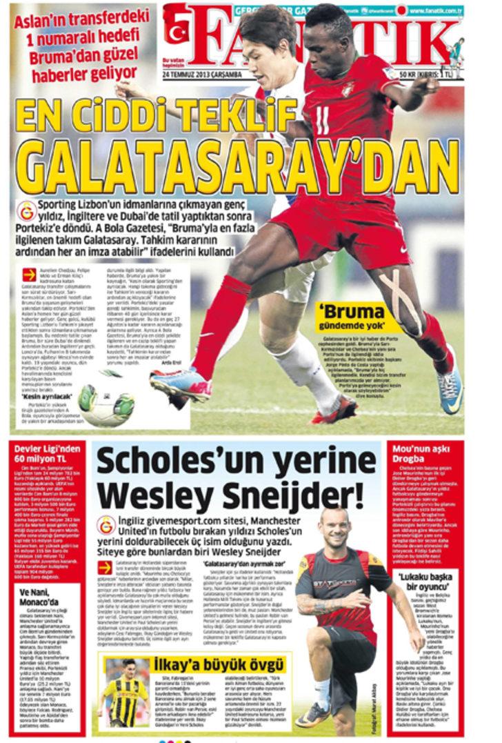 Sporun Manşetleri (24 Temmuz 2013) G5