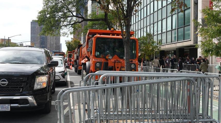 Cumhurbaşkanı Erdoğan'ın ziyareti öncesinde New York'taki Türkevi çevresinde geniş güvenlik önlemleri