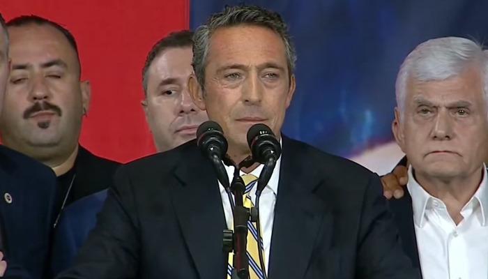 Ali Koç son konuşmasında sitem etti! Kürsüye çıkınca gelen tepkilere dayanamadı: "Bari burada saygılı olun!"