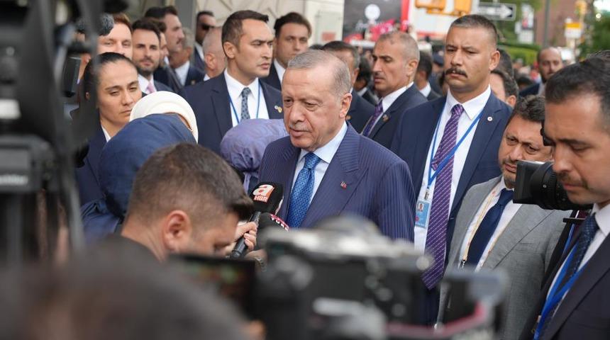 MHP lideri Bahçeli gündeme getirmişti! Cumhurbaşkanı Erdoğan'dan TRÇ ittifakıyla ilgili ilk yorum: "Hayırlısı olsun"